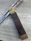 Vintage 19th Century Rosewood   Brass  Bevel Angle Finder Tool