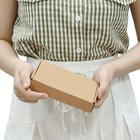 6x4x1 Inches Small Shipping Boxes Set Of 50 - Brown Mailer Corrugated Cardboard