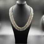 Unique Vintage Antique Wonderful Stirling Silver Stunning Silver Necklace
