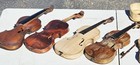 Vintage Antique Violin Luthier Repair Restoration Parts Project Lot Bow Pegs