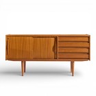 Omann Jun Style Mid Century Danish Teak Credenza