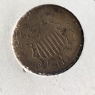 1864 Two Cent Piece Copper Coin Good