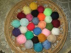 30-scrap Yarn Balls Of 4-ply Yarn 12 Oz Assorted Acrylic