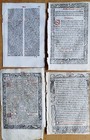 7 Early Printed Post Incunable Leaves  f  - 1487 1550
