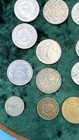 Vintage World Coin Lot 1960s Europe   Middle East     France  Italy  Etc  Coins