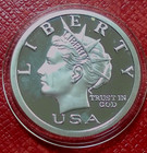 Rare-2006  20 North Dakota Liberty Dollar Coin 1 Oz  999 Silver W capsule