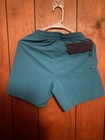 Patagonia Board Teal Shorts Sz Xs Swim Truck  Waist 24 In Stretch