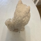Samoyed Dog Figurine Collectible White Sculpture