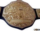 Big Gold World Heavyweight Championship Title Belt Replica Rope Border 4mm Zinc