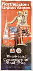 1976 Citgo Road Map Bicentennial Eastern Us American Revolution Vintage 23 Dwf10