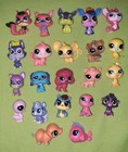 Littlest Pet Shop Lps Poodle Dog Cat Fish Bird Mini Figure Toy Lot 