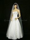 1t Ivory Bridal Cathedral Length Pencil Edge Wedding Veil