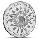 2024 1 Oz Colorized Native America The Beautiful North Dakota Silver Coin