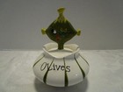Vintage  Ceramic Holt Howard Pixieware Olives Jar   Fork Winking  1950 s Japan