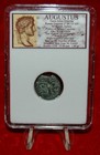 Roman Empire Coin Augustus Judaea Prutah Marcus Ambibulus Jerusalem Mint 8-9ad