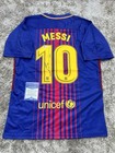 Lionel Messi Fc Barcelona Signed 2017 18 Jersey Beckett Authentication