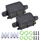 Underground Electrical Junction Box Ip68 Waterproof Plastic Black 2way