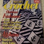 Mccall   s Crochet 7 Vintage Lot Magazines Patterns 1995-96 Afghan Bridal Sweaters
