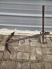 Vtg Iron Ship Boat Kedge Anchor Maritime Nautical 20 Lbs  31  X 27  X 18 