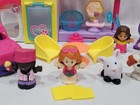 Little People Barbie Pet Spa Playset With Figures Car Helicopter Truck Lot