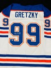 Wayne Gretzky Signed Edmonton Oilers Hockey Jersey Coa