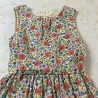Mini Boden Girls Sz 6-9 Floral Dress Linen Cotton Party Wedding Dainty Floral
