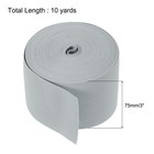 Elastic Bands For Sewing 3  10 Yard Pale Grey  Knit Spool