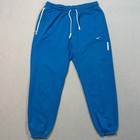 Nike Pants Mens L Blue Classic Jogger Sweatpants Standard Issue Dri Fit