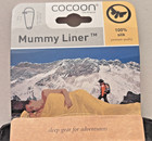 Cocoon 100  Silk Mummy Liner Ul Sleeping Bag Travel Sheet 95  X 35    4 7oz New 