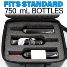 Cm Wine Travel Case For 3 Bottles - Protective Wine Tote Alcohol Carrying Case