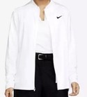 Nike Dri-fit Uv Upf 40  Advantage Women s Full-zip Golf Jacket White Sz Small