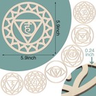 Maitys 7 Pcs Sacred Geometric Wall Art  Chakra 5 9 X Inches  Multicolor