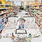 Shopping Cart Cover For Baby 2-in-1 High Chair Cover With Portable Cloth Bag    