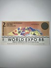 Australian Bicentenary  - 2 Expo Dollars - 1988    Free Shipping