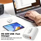 For Iphone 16 15 13 12 40w Fast Charger Block Usb Type C Wall Power Adapter Lot