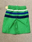 Boys  Cherokee Swim Trunks With Navy   White Stripes -m 8 10