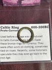 Ancient Crude Celtic Bronze Ring Proto-money 800-50 Bc  18mm Green Patina C214
