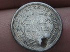 1853 O Seated Liberty Half Dime- New Orleans  With Arrows  Vf xf Details