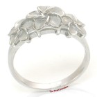 Sterling Silver Triple Plumeria Ring