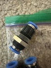 Qty 7 Festo 153159 Qss-8 Push-in Threaded Bulkhead Mount Connector 8mm Tube Od