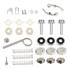 Trumpet Repair Kit - Finger Buttons  Valve Cap  Piston Spring  Silver Tools
