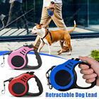 16 5ft Automatic Retractable Dog Leash Pet Collar Automatic Walking Lead Free Us