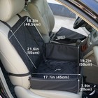 Car Pet Seats Dog Cat Travel Bags Waterproof Breathable Foldable With Seat Belt
