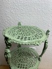 Vintage-antique Victorian Style Cast Iron 3 Tier Plant Stand 26 Inch 