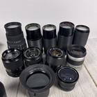 Lot Of 11 Assorted Camera Lenses - See Details For Brands   Models