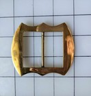 Harness Buckle   Brass Buckle   18th Century Reproduction  1  5 8 