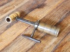 English Thomason Type Kings Screw Mechanical Corkscrew W  Bone Handle
