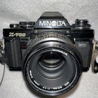 Minolta X-700 35mm Slr Film Camera W lens-case  Flash sigma Lens filters  more