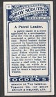 Ogden s  Boy Scouts  1911  1st Series  Blue Backs  No 02  A Patrol Leader
