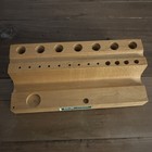 Leroy 1950   s Keuffel   Esser Co  Wood Lettering Drafting Tool Organizer